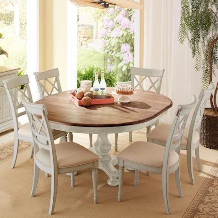 7 Piece Table and Chair Set